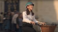 Sofia Carson's character comes from New York City in My Oxford Year. (Image via Netflix)